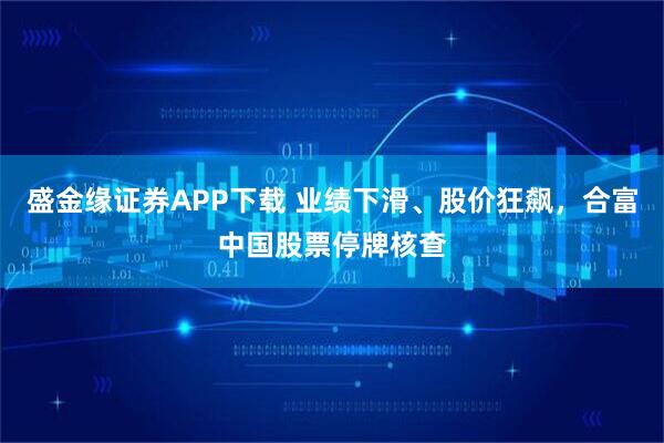 盛金缘证券APP下载 业绩下滑、股价狂飙，合富中国股票停牌核查